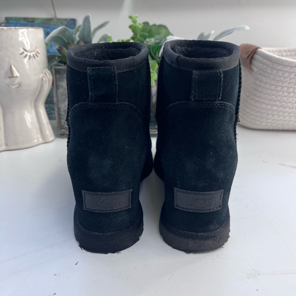 UGG Black Suede Boots - Picture 4 of 6